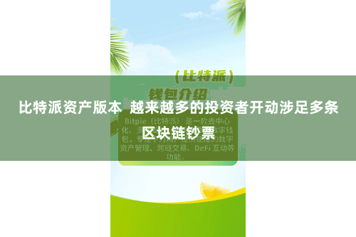比特派资产版本  越来越多的投资者开动涉足多条区块链钞票